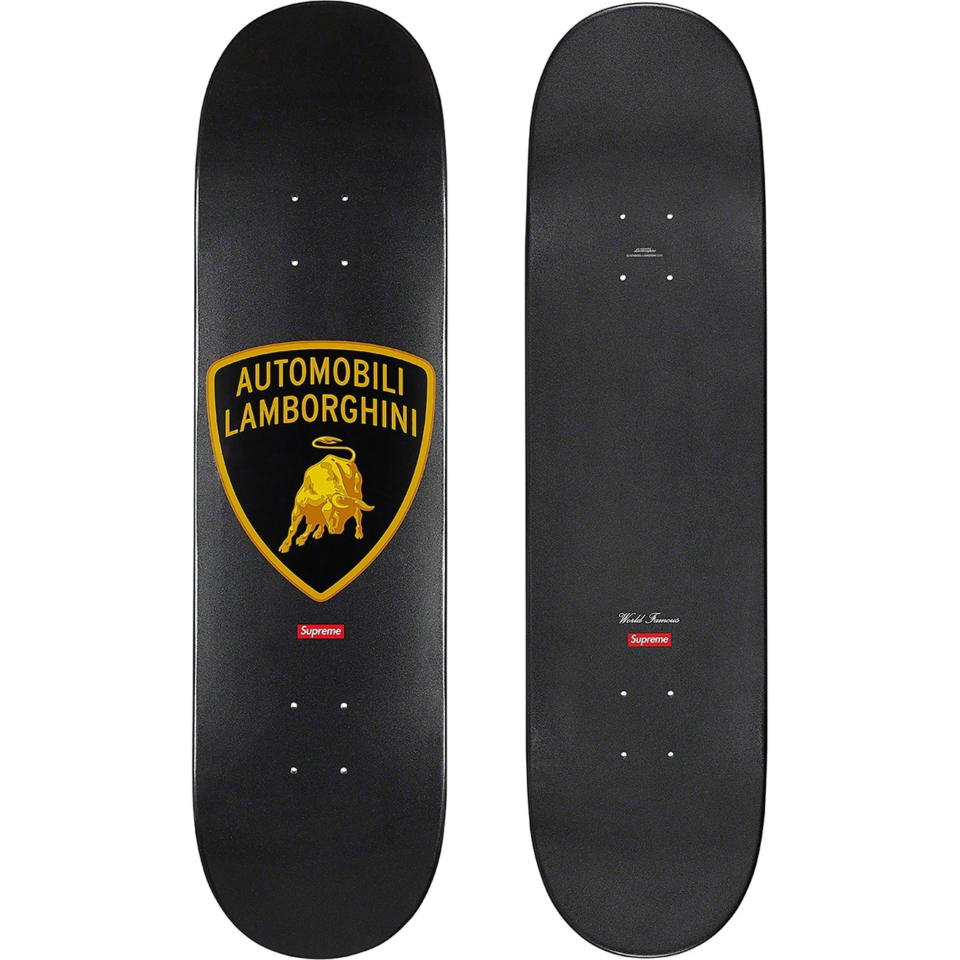 Supreme®/Automobili Lamborghini Skateboard view 4